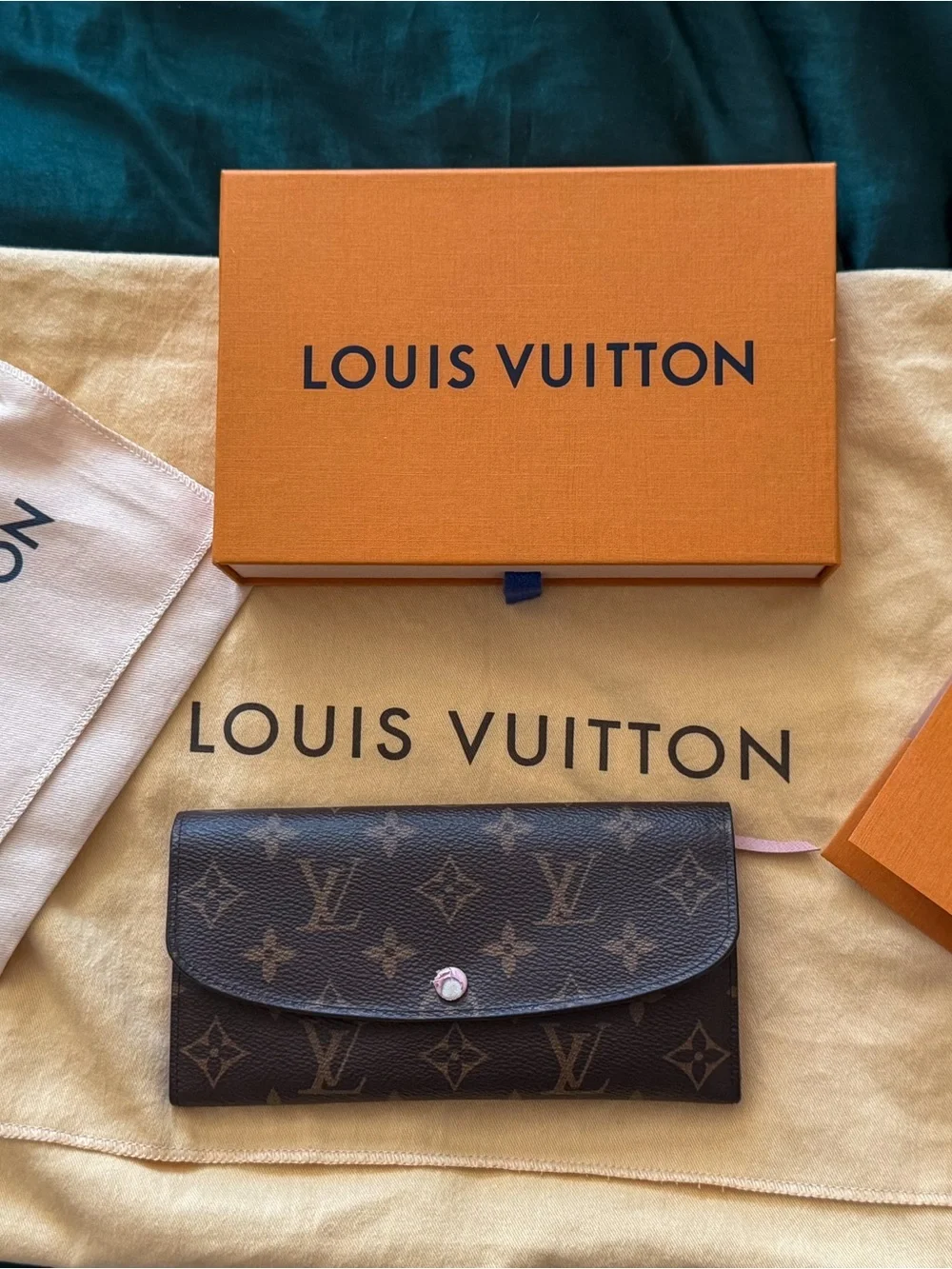 Vintage Louis Vuitton Monogram Speedy 30 Handbag with Matching Wallet - Brown